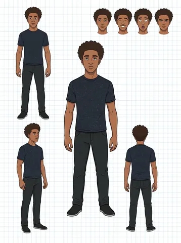Character Turnaround Sheet