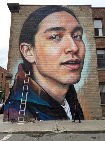 Street Mural Portrait